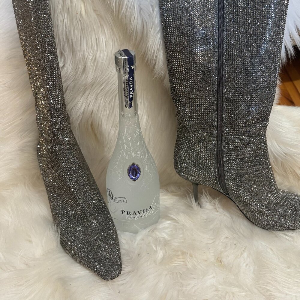 Step into luxury with these siver high steppers